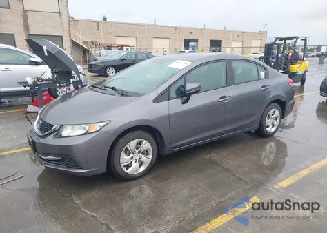 2014 Honda Civic Lx z USA, uszkodzony, nr VIN 19XFB2F53EE270602